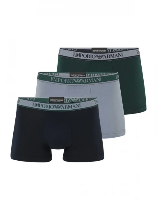 Foto van product Emporio Armani Boxershorts grijs / spar / zwart