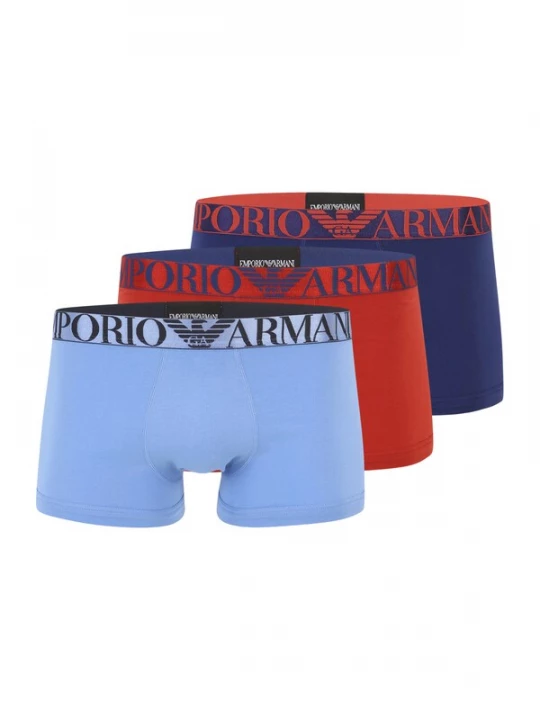Foto van product Emporio Armani Boxershorts lichtblauw / donkerblauw / rood / zwart