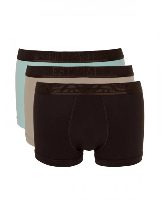 Foto van product Emporio Armani Boxershorts lichtblauw / grijs / zwart gemêleerd