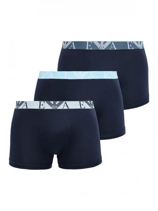 Foto van product Emporio Armani Boxershorts navy / pastelblauw / lichtblauw / petrol