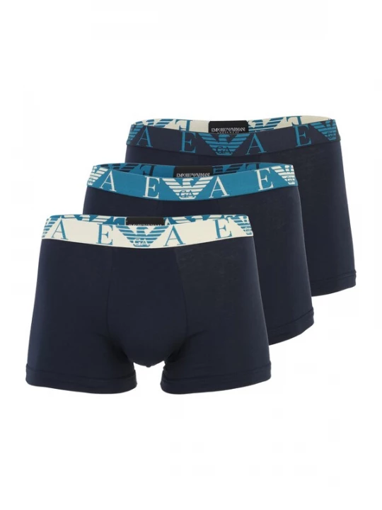 Foto van product Emporio Armani Boxershorts navy / royal blue / koningsblauw / offwhite