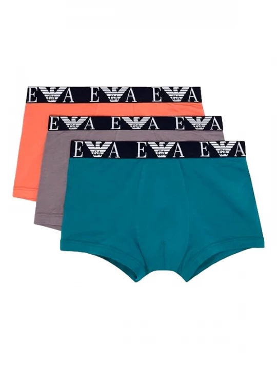Foto van product Emporio Armani Boxershorts petrol / lavendel / oranje / zwart