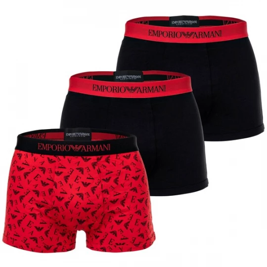 Foto van product Emporio Armani Boxershorts rood / zwart