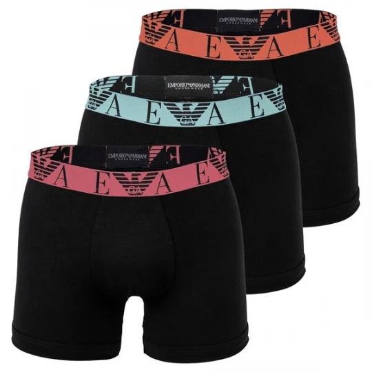 Foto van product Emporio Armani Boxershorts turquoise / oranje / magenta / zwart