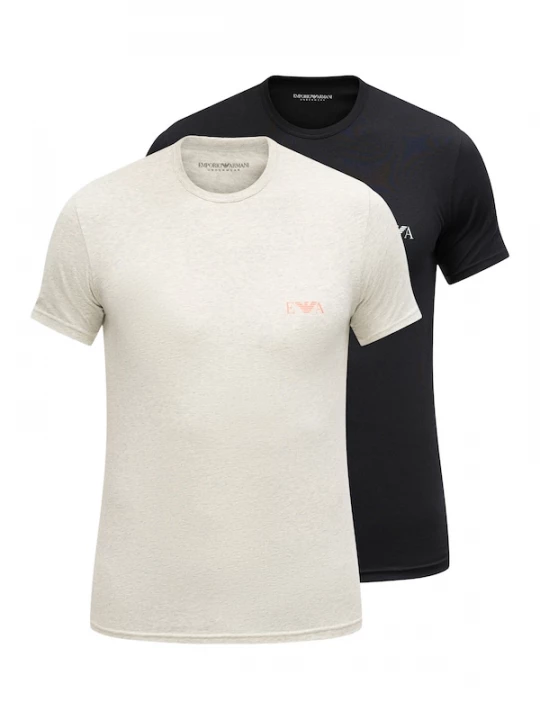 Foto van product Emporio Armani Onderhemd grijs / zalm roze / zwart / wit