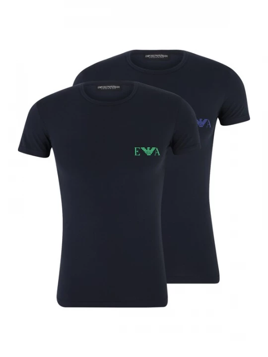 Foto van product Emporio Armani Onderhemd marine / indigo / lichtgroen