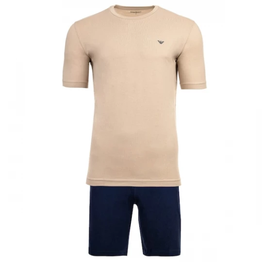 Foto van product Emporio Armani Pyjama kort beige / zwart