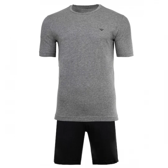 Foto van product Emporio Armani Pyjama kort grijs / zwart