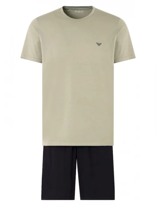 Foto van product Emporio Armani Pyjama kort grijs / zwart