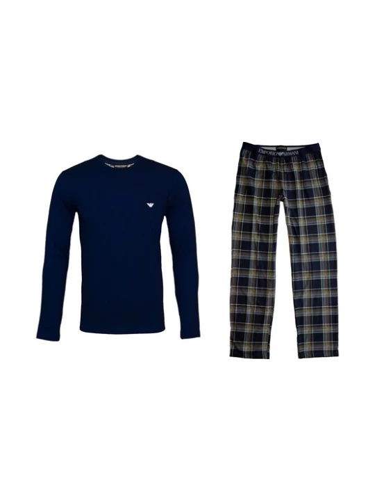 Foto van product Emporio Armani Pyjama lang blauw / donkerblauw / lichtgrijs