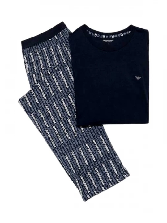Foto van product Emporio Armani Pyjama lang navy / saffier / offwhite