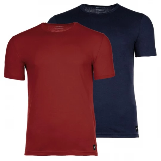 Foto van product Emporio Armani Shirt donkerblauw / karmijnrood