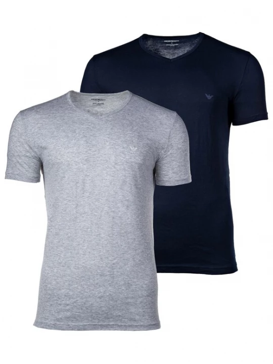 Foto van product Emporio Armani Shirt marine / lichtgrijs