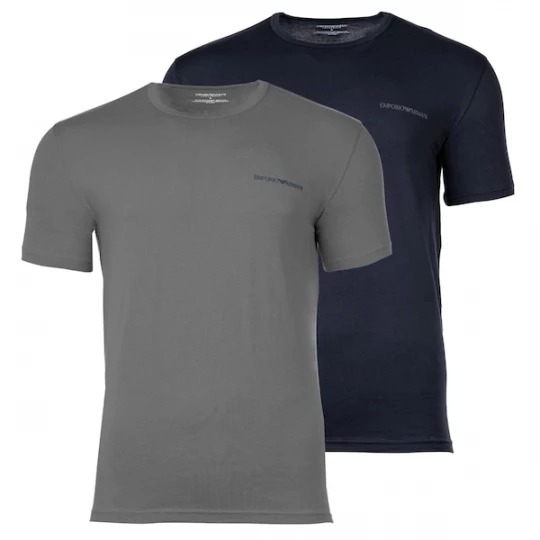 Foto van product Emporio Armani Shirt nachtblauw / grijs