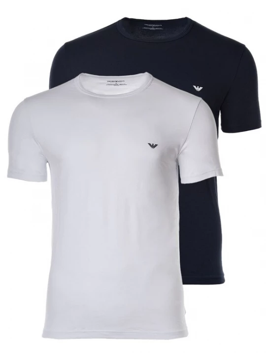 Foto van product Emporio Armani Shirt nachtblauw / wit