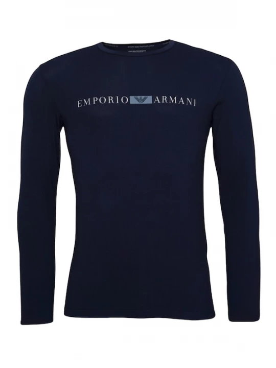 Foto van product Emporio Armani Shirt navy / duifblauw / wit