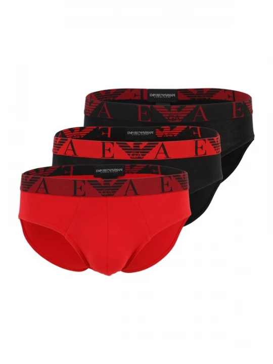 Foto van product Emporio Armani Slip rood / kersrood / zwart