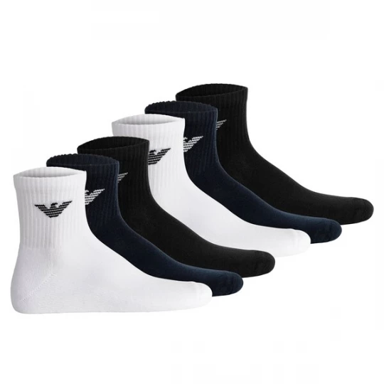 Foto van product Emporio Armani Sportsokken donkerblauw / zwart / wit