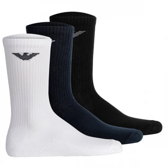 Foto van product Emporio Armani Sportsokken navy / zwart / wit