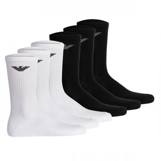 Foto van product Emporio Armani Sportsokken zwart / wit