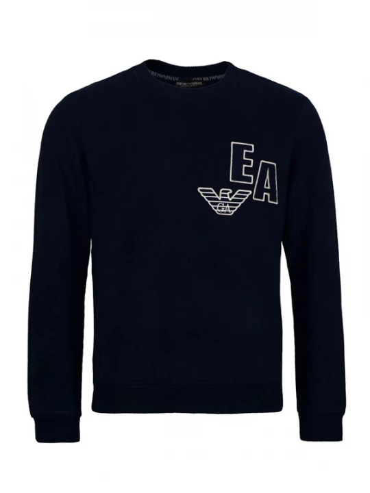 Foto van product Emporio Armani Sweatshirt navy / wit