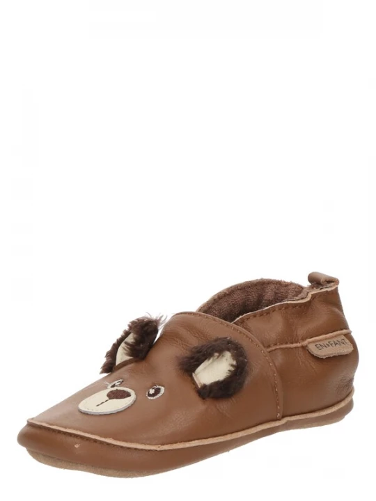 Foto van product EN FANT Huisschoenen crème / karamel / donkerbruin