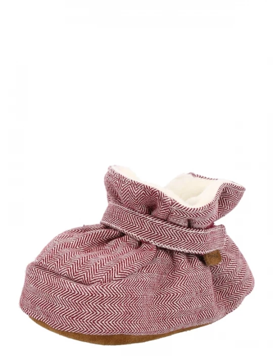 Foto van product EN FANT Huisschoenen wijnrood / wit