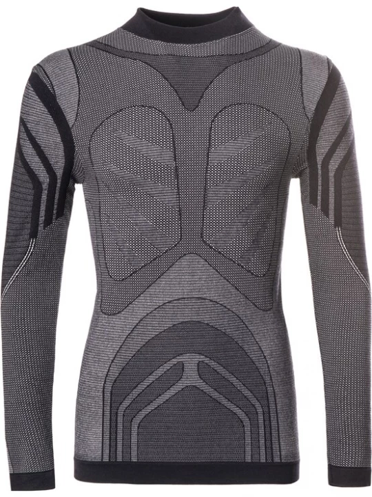 Foto van product ENDURANCE Functioneel shirt 'Adam' grijs / lichtgrijs / zwart
