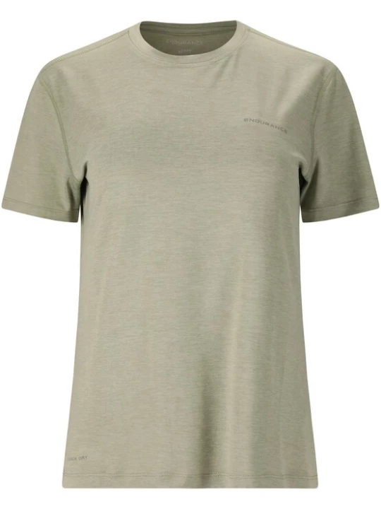 Foto van product ENDURANCE Functioneel shirt 'Alvaly' groen gemêleerd