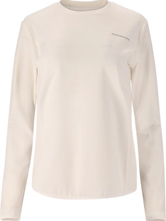 Foto van product ENDURANCE Functioneel shirt 'Leah' zilvergrijs / wolwit