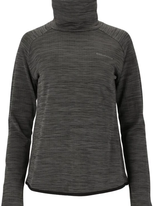 Foto van product ENDURANCE Functioneel shirt 'Littao' donkergrijs / wit