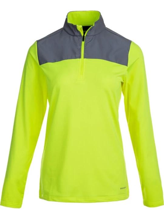 Foto van product ENDURANCE Functioneel shirt 'Tusina' neongeel / donkergrijs