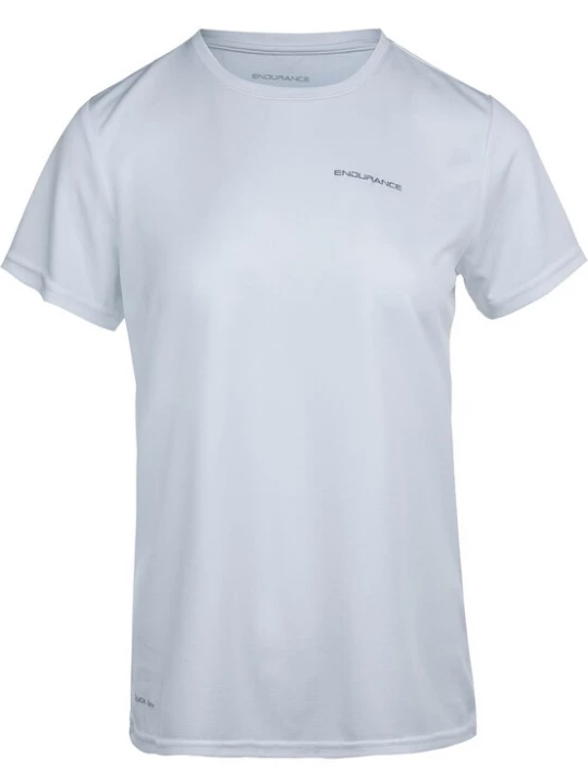 Foto van product ENDURANCE Functioneel shirt 'Vista' stone grey / wit