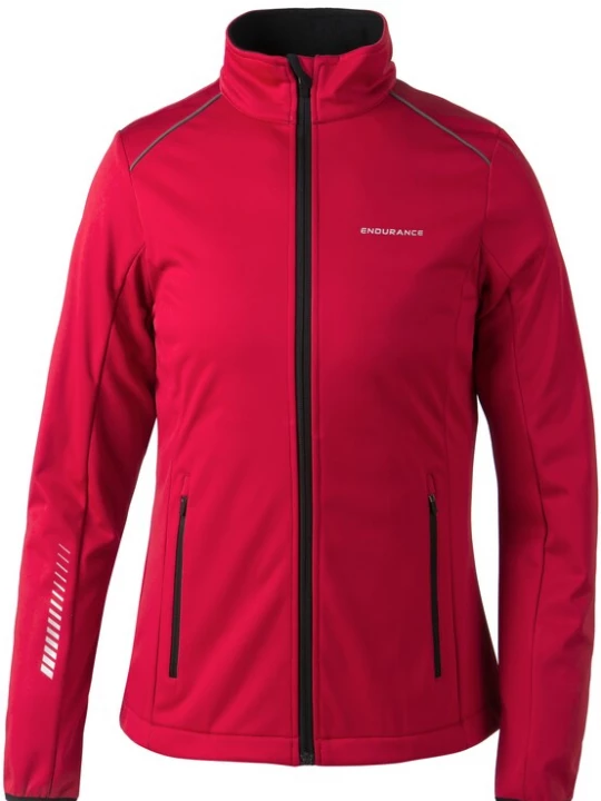 Foto van product ENDURANCE Outdoorjas 'Zora' rood / zwart
