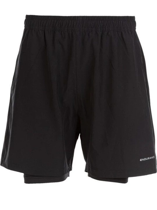 Foto van product ENDURANCE Sportbroek 'Gatun' zwart / zilver