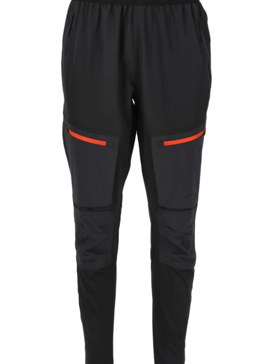 Foto van product ENDURANCE Sportbroek 'Sparken' basaltgrijs / neonoranje / zwart