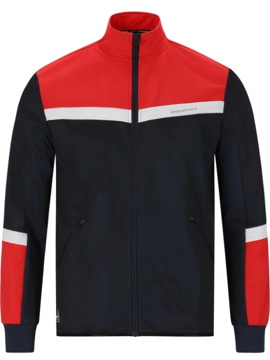 Foto van product ENDURANCE Sportjas navy / zilvergrijs / rood / wit