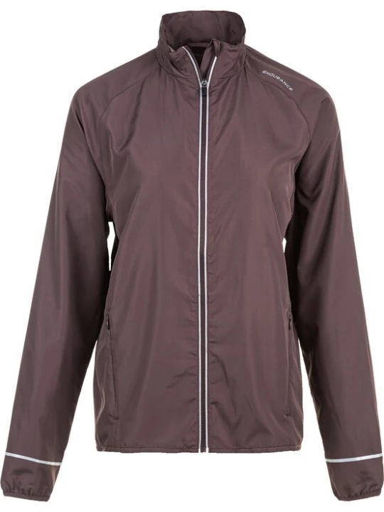 Foto van product ENDURANCE Sportjas 'Shela' aubergine / wit