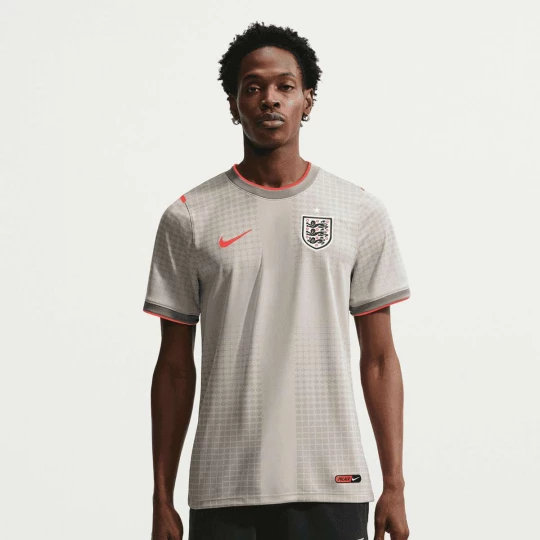 Foto van product England X Palace Dri-FIT Academy Pro Shortsleeve Top Nike grijs