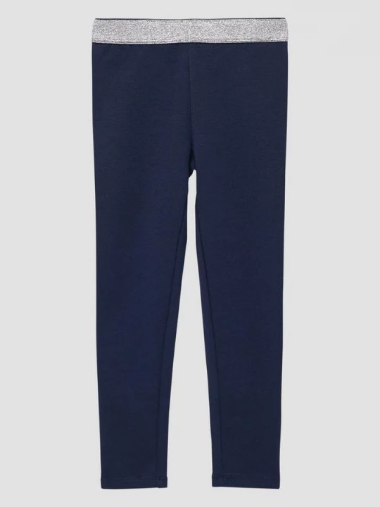 Foto van product Enkel legging met glitter tailleband s.Oliver blauw