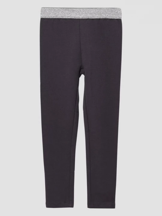 Foto van product Enkel legging met glitter tailleband s.Oliver grijs