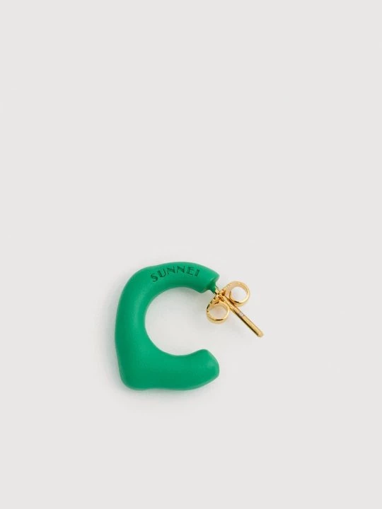 Foto van product Enkele oorbel Sunnei groen gemêleerd