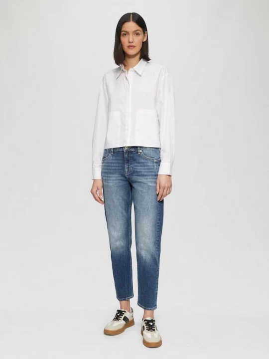 Foto van product Enkeljeans Franciz / Vriend / Low Rise / Taps toelopende pijpen s.Oliver blauw