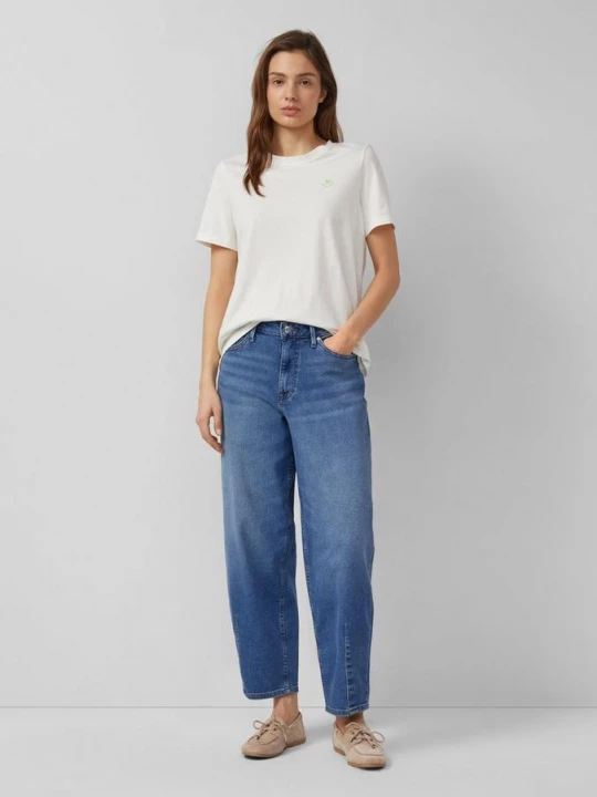 Foto van product Enkeljeans / Regular fit / Hoge taille / Halflange pijp s.Oliver blauw