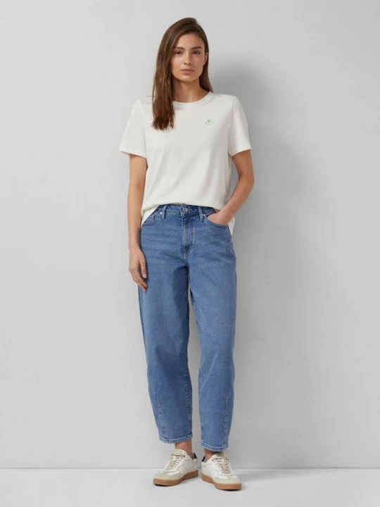 Foto van product Enkeljeans / Regular fit / Hoge taille / Halflange pijp s.Oliver blauw