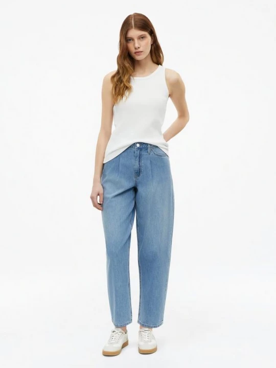 Foto van product Enkeljeans / Regular Fit / Hoog model / Langbeen s.Oliver blauw