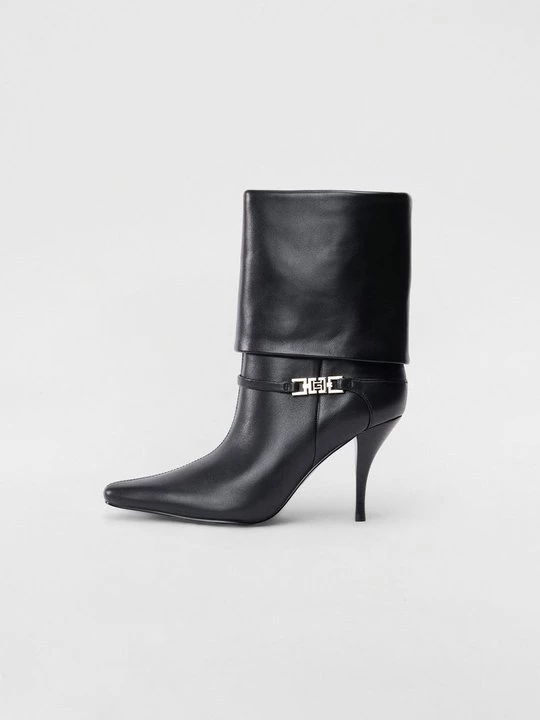 Foto van product Enkellaarsjes met hoge hak Guess zwart