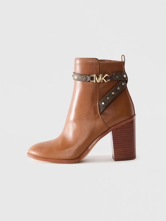 Foto van product Enkellaarsjes met hoge hak Michael Kors bruin