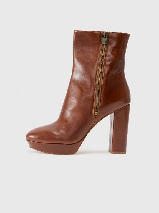 Foto van product Enkellaarsjes met hoge hak Michael Kors bruin