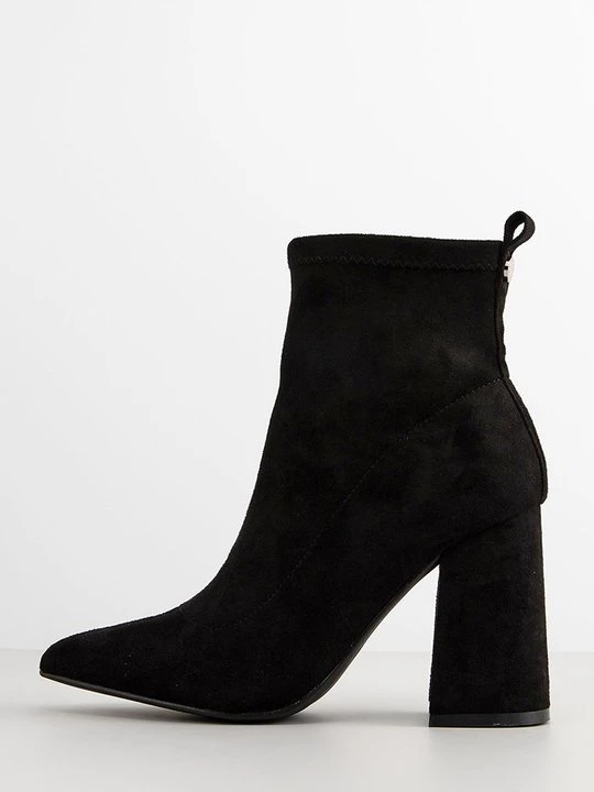 Foto van product Enkellaarsjes met hoge hak Steve Madden zwart